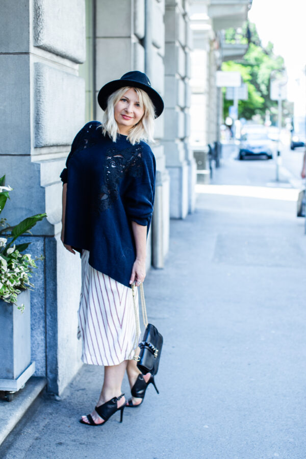 Langes Sommerkleid in zwei Varianten